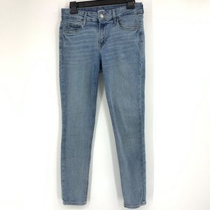 Womens Old Navy Rockstar Size 4 Super Skinny Stretch Light wash 0896
